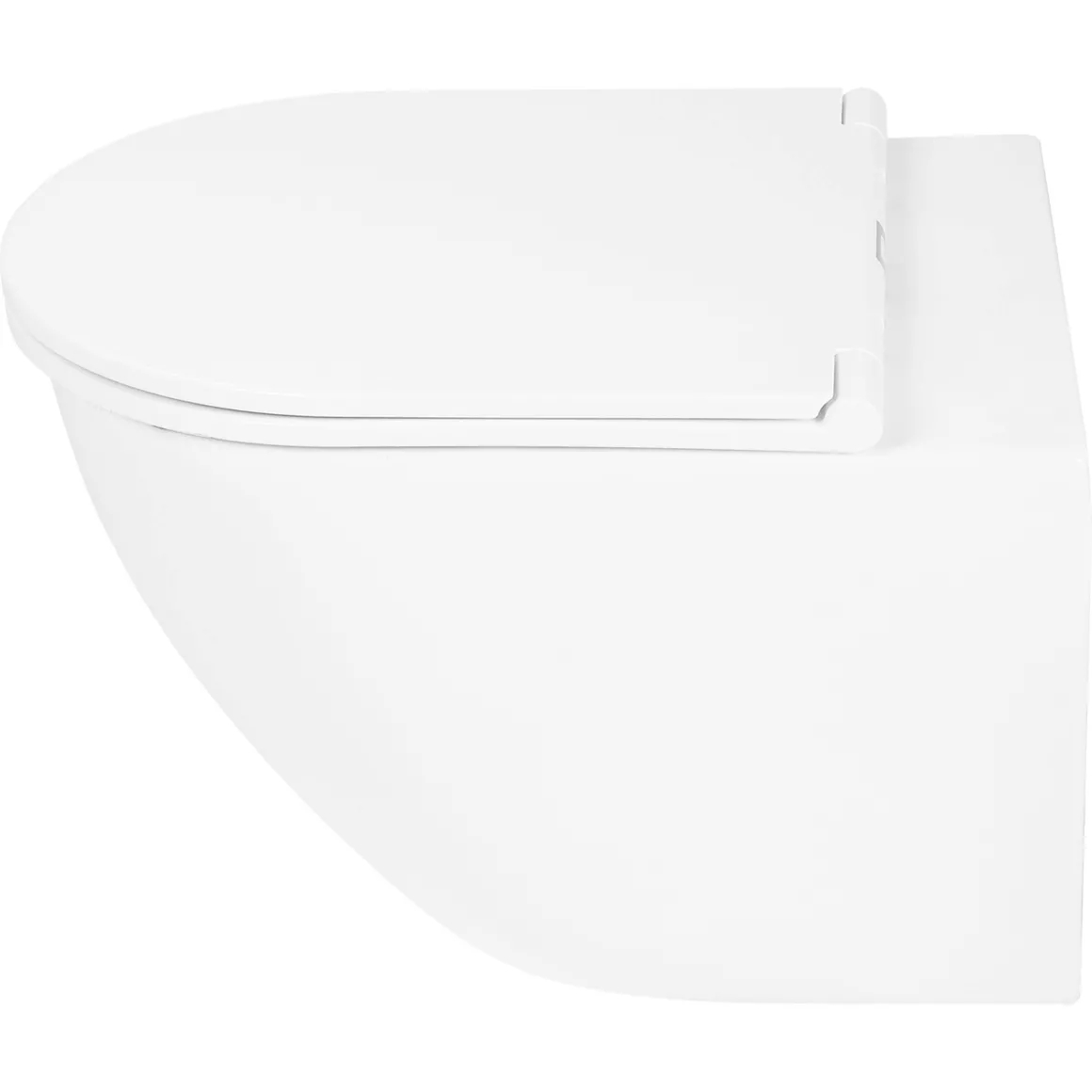 Differenz Hangtoilet Mat Wit |Soft-Close & Quick Release Toiletzitting | Randloos Toiletpot