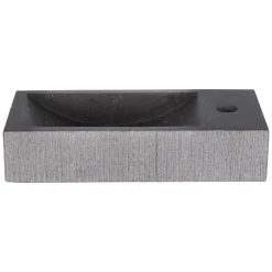 Differnz Fontein Ribble Natuursteen Zwart 38Cm