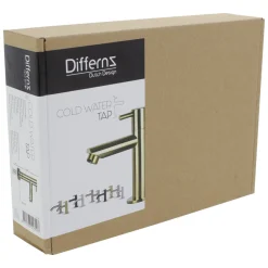 Differnz Fonteinkraan Mix&Match Recht Goud Mat