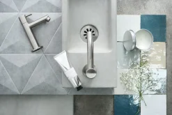Differnz Fonteinkraan Mix&Match Recht Chroom Mat