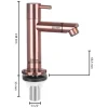 Differnz Fonteinkraan Mix&Match Recht Rood Koper