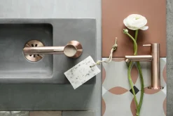 Differnz Fonteinkraan Mix&Match Recht Rood Koper