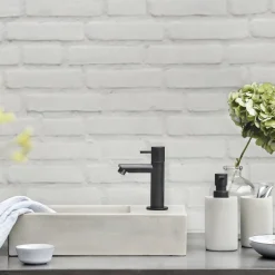 Differnz Fonteinkraan Mix&Match Recht Zwart Mat