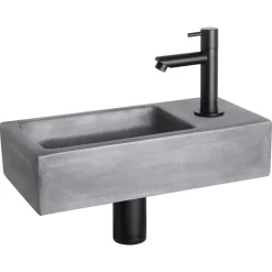 Differnz Fonteinset Mix&Match Ravo Beton Recht Mat Zwart