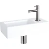Differnz Fonteinset Mix&Match Ravo Keramiek Recht Mat Chroom