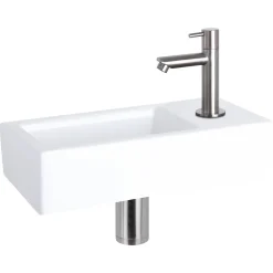 Differnz Fonteinset Mix&Match Ravo Keramiek Recht Mat Chroom