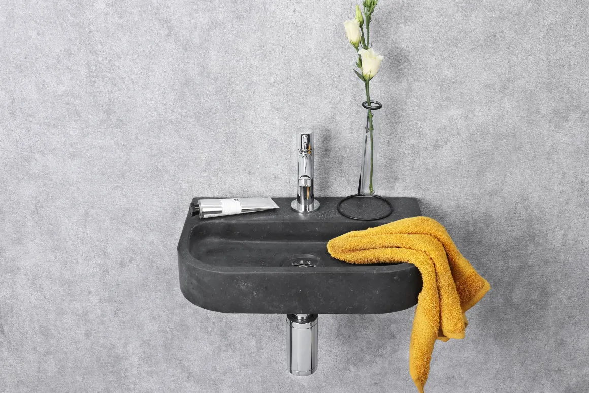 Differnz Ovale Small Fonteinset Natuursteen