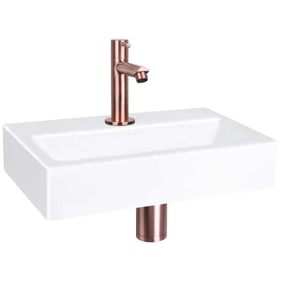 Differnz Toiletfontein Flat Small Keramiek Wit 38X24X7Cm