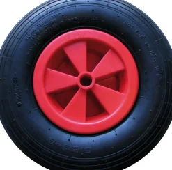 Dorner+Helmer Luchtwiel Rood/Zwart 340Mm