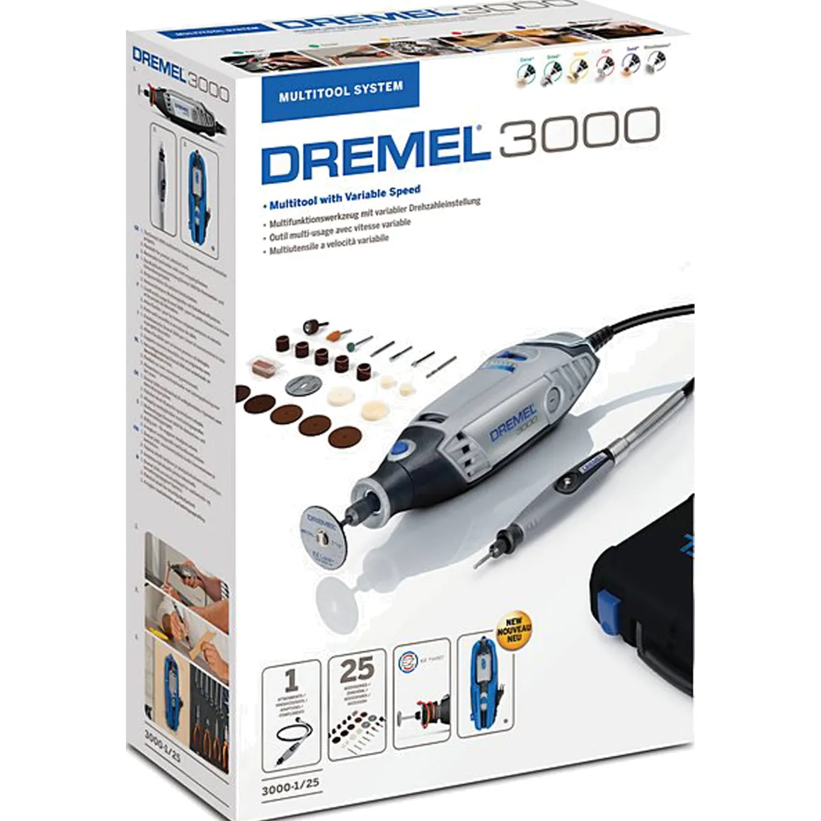 Dremel Multigereedschap 3000Jp + 25 Accessoires