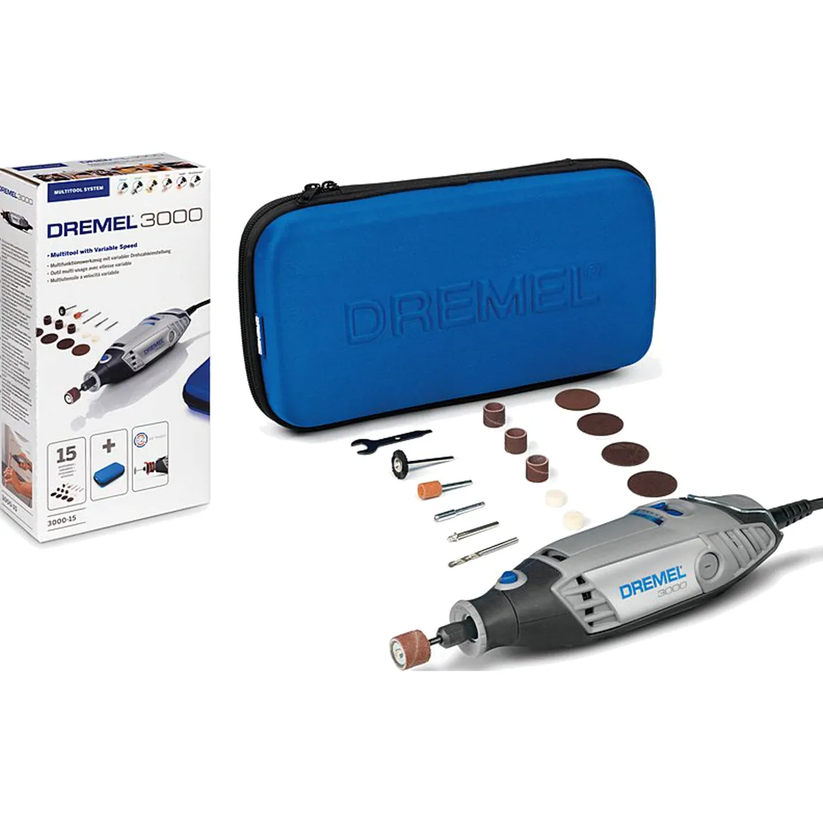 Dremel Multigereedschap 3000Ja + 15 Accessoires
