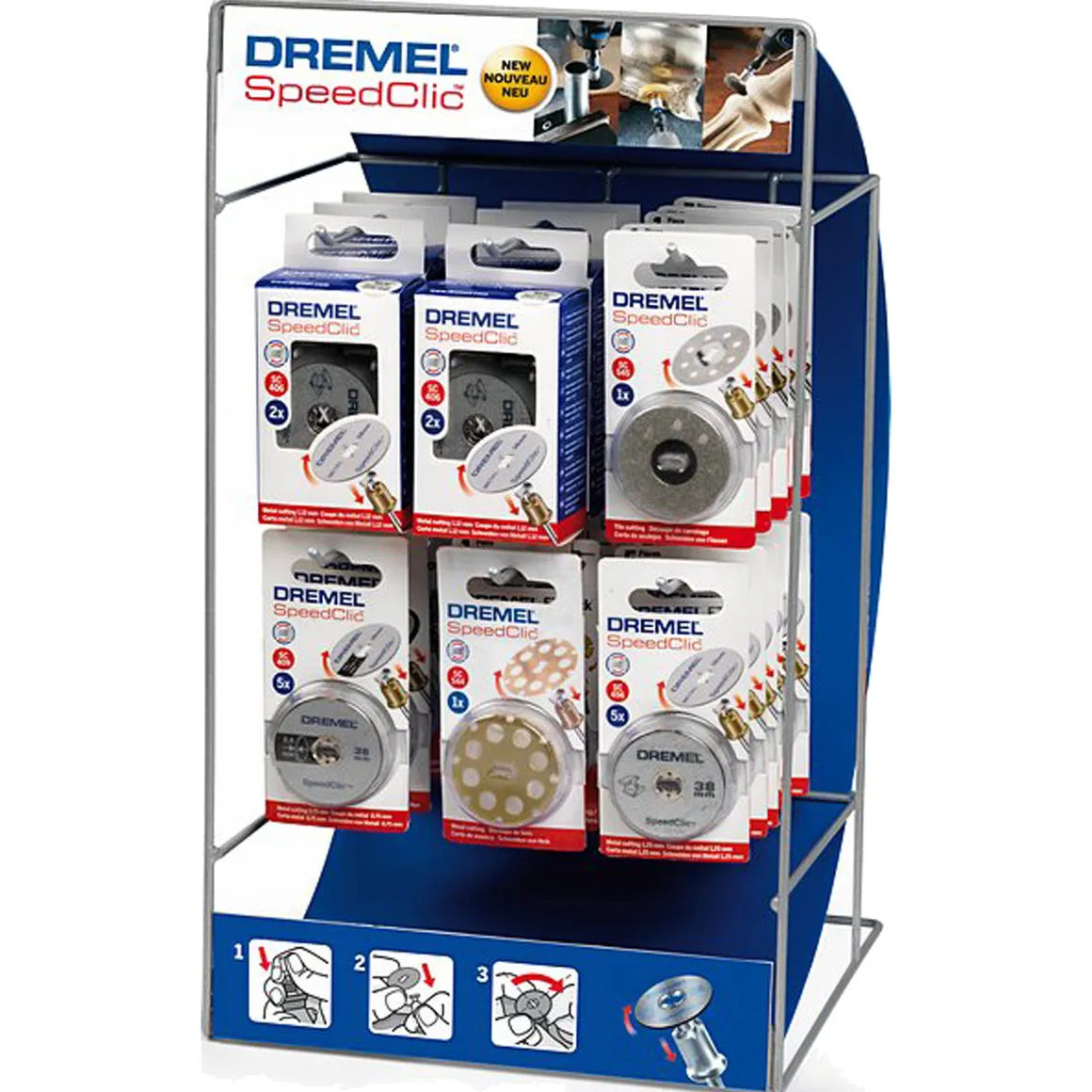 Dremel Schuurpolijstschijf Speedclic Fijn 25Mm - 2 Stuks