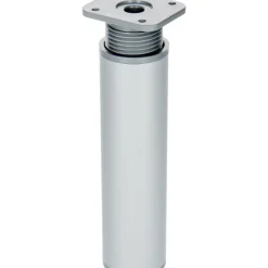 Duraline Meubelpoot Rond Staal 3X10Cm Chroom