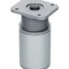 Duraline Meubelpoot Verstelbaar Pvc 3,5X12-18Cm Zwart