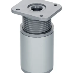 Duraline Meubelpoot Verstelbaar Pvc 3,5X12-18Cm Zwart