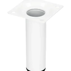 Duraline Meubelpoot Vierkant Staal 2,5X2,5X25Cm Zwart
