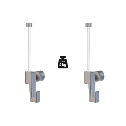 Duraline Perlonkoord+Haak Phs S/2 4Kg Click+Top+Up Rail