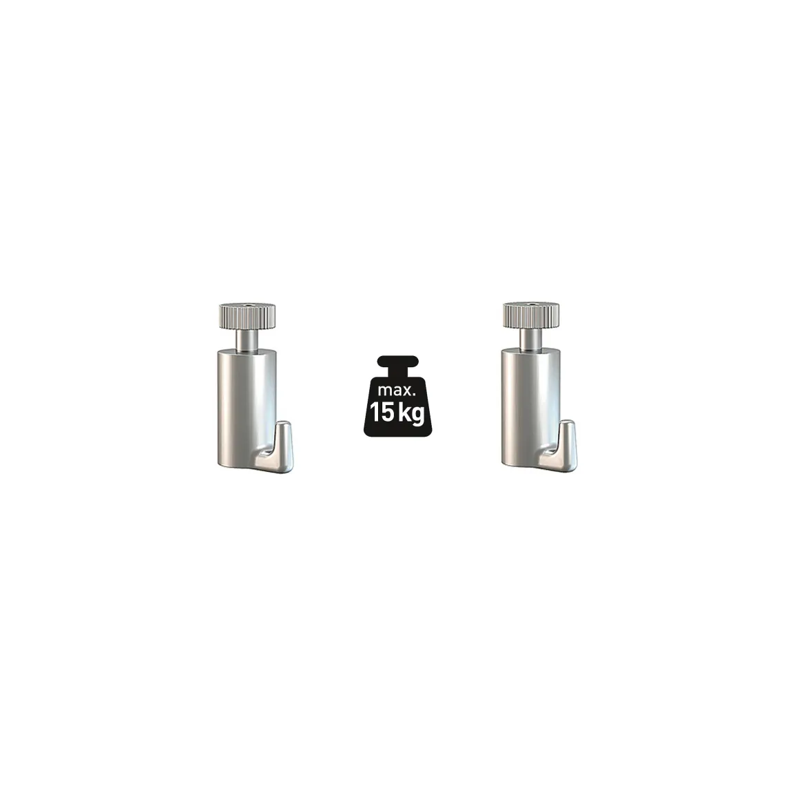 Duraline Phs S/2 Haken 15Kg Click+Top+Up Rail