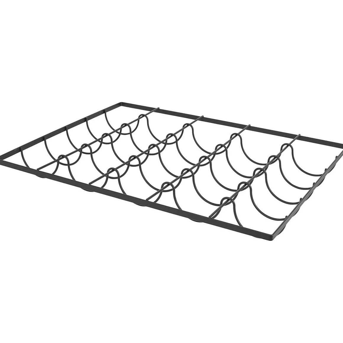 Duraline Wijnrek Storage Zwart 60Cm 3Pp