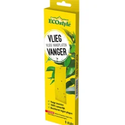Ecostyle Vliegvanger Plakkerig Ongedierte Bescherming 5 Stuks