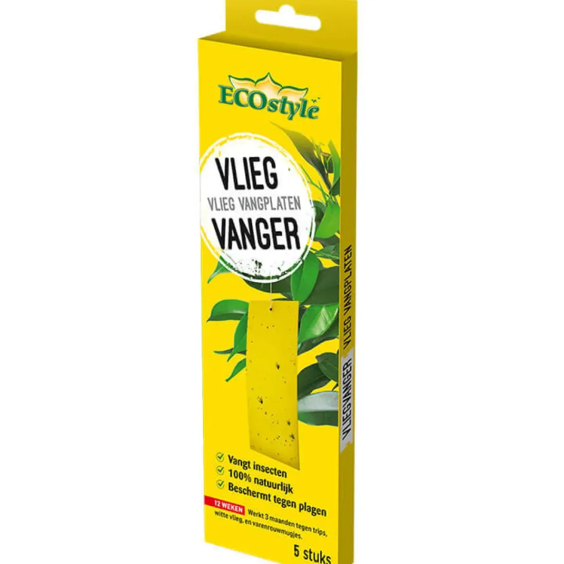 Ecostyle Vliegvanger Plakkerig Ongedierte Bescherming 5 Stuks