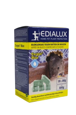 Edialux Bloklokaas Tegen Ratten Et Muizen Target Bloc 300G