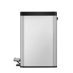 Eko Pedaalemmer Essential Met 3 Binnenemmers Voor Het Scheiden Van Afval Geborsteld Rvs 3X9L