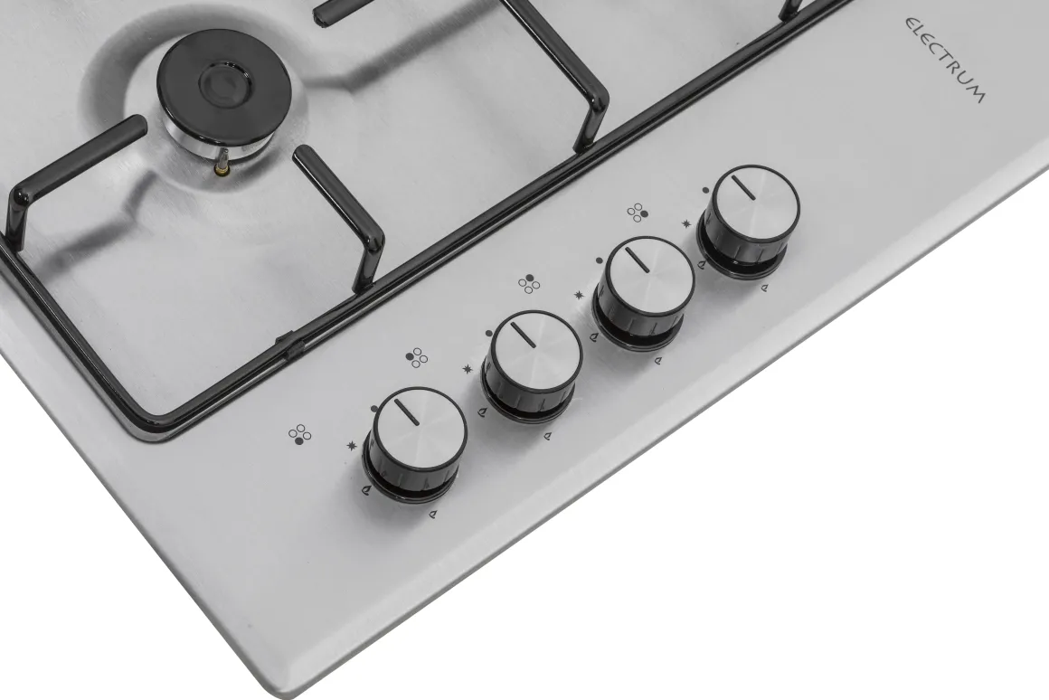 Electrum Gaskookplaat Ps6040Gx Rvs 60Cm