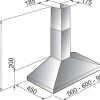 Electrum Schouwafzuigkap 90Cm Ch912Lbm Zwart