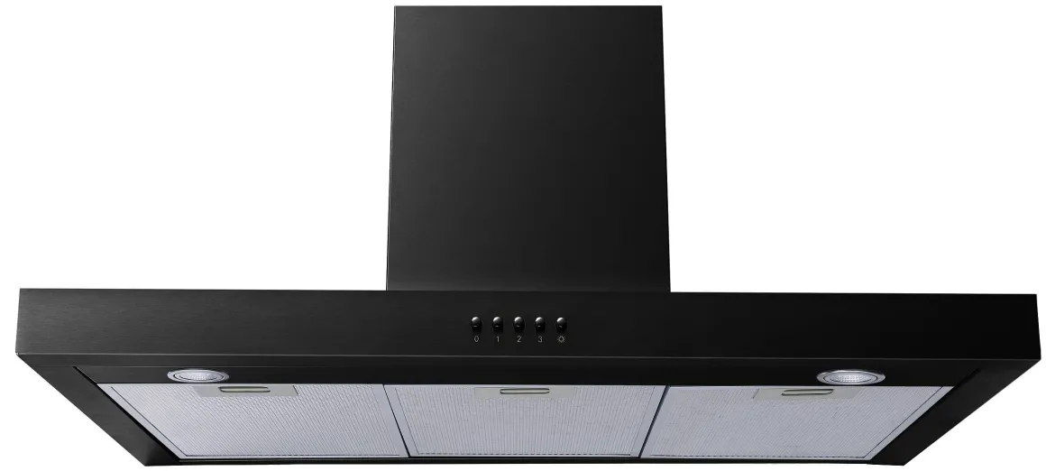 Electrum Schouwafzuigkap Tsh 92120C Bl 90Cm Mat Zwart
