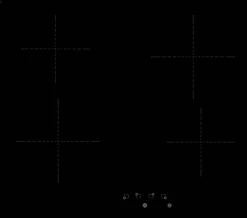 Electrum Vitrokookplaat Pa6040Vtc Zwart