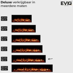 Elektrische Sfeerhaard Smartline 72″ Inch – 182 Cm