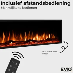Elektrische Sfeerhaard Smartline 60″ Inch – 152 Cm