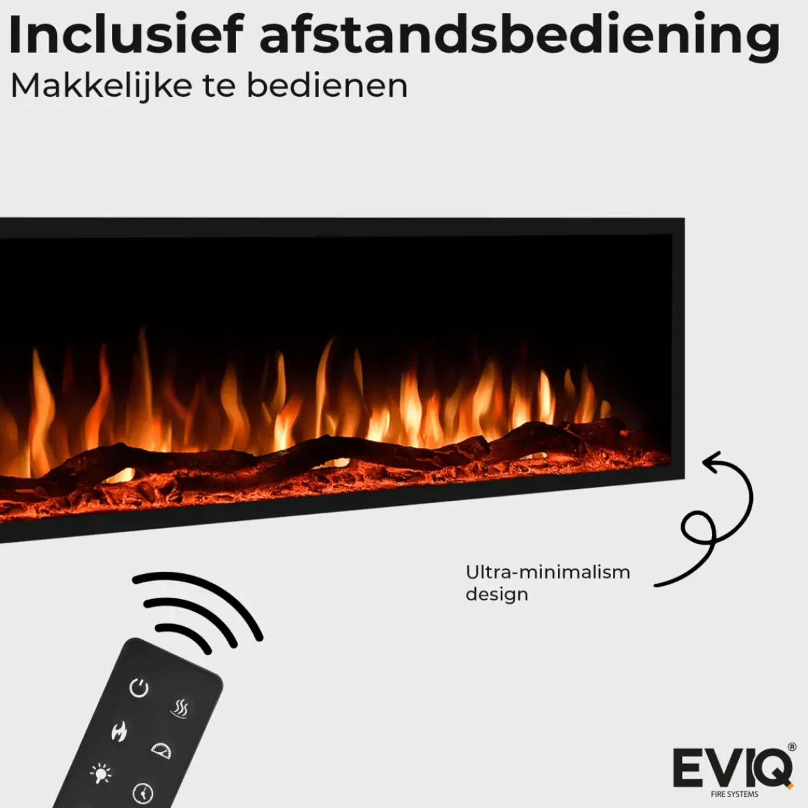 Elektrische Sfeerhaard Smartline 60″ Inch – 152 Cm