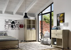 Elements Kast 2 Laden Eik