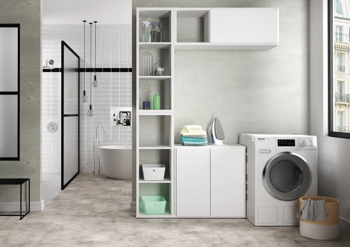 Elements Kast Deur Wit