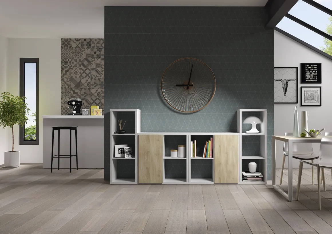Elements Kubus Kast Wit 3X3