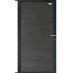 Elephant Tuindeur Forte Wpc Antraciet 4X90X180Cm