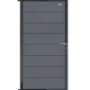 Elephant Tuindeur Recht Wpc Modular Antraciet 90X180Cm