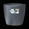 Elho Bloempot Brussels Rond Wielen O40Cm Antraciet