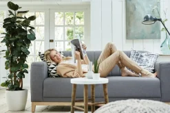 Elho Brussels Rond Wielen O47Cm Wit