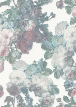 Elle Decoration Vliesbehang Blossom Wit-Roze