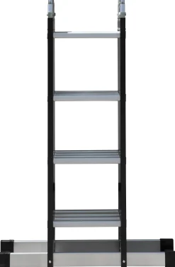 Escalo Vouwladder Multifold 2-In-1 Zwart