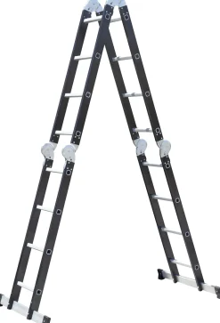Escalo Vouwladder Multifold 2-In-1 Zwart
