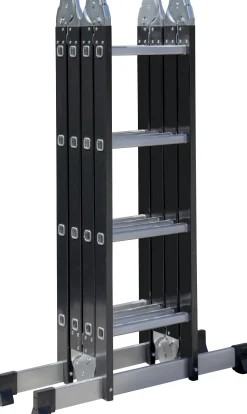 Escalo Vouwladder Multifold 2-In-1 Zwart