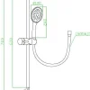 Essebagno Doucheset Luisa O22Mm Goud