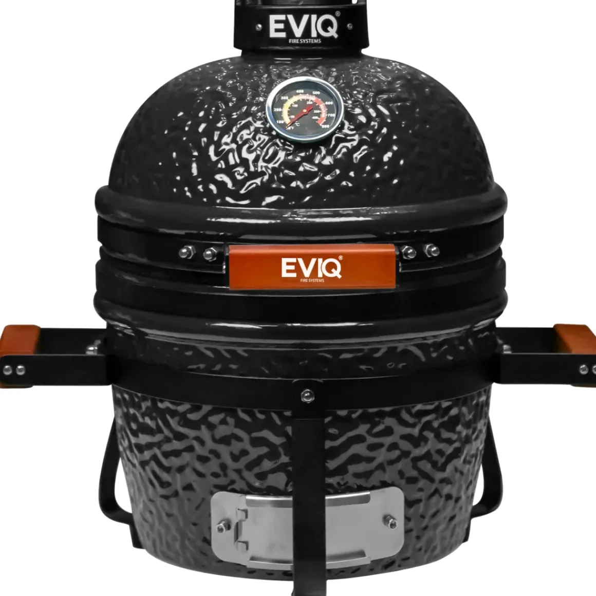 Eviq Kamado 13" Keramische Barbecue Antraciet