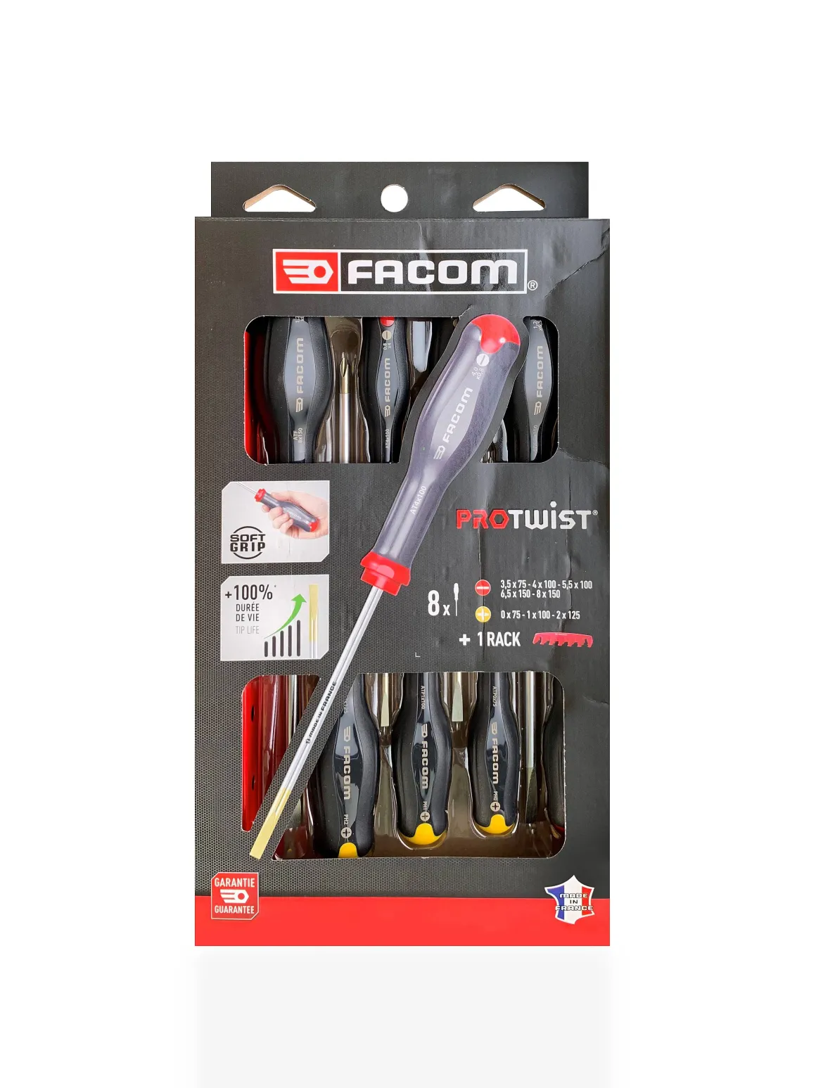 Facon Schroevendraaierset Protwist 8-Delig.