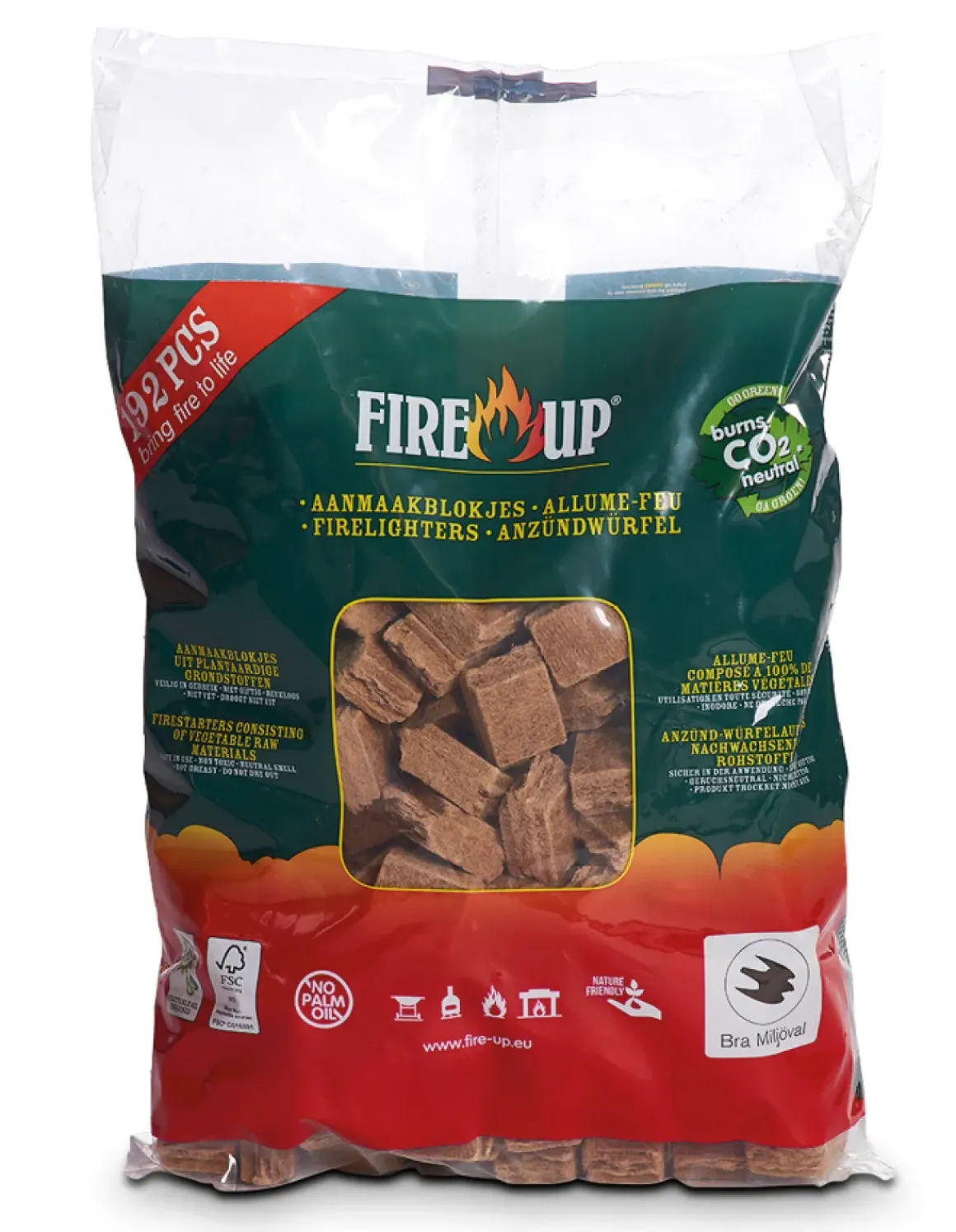 Fire-Up Aanmaakblokjes – 192 Stuks