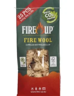 Fire-Up Aanmaakhoutwol – 25 Stuks